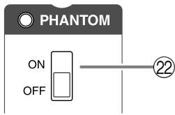 YAMAHA EMX88S - PHANTOM switch, indicator - 1