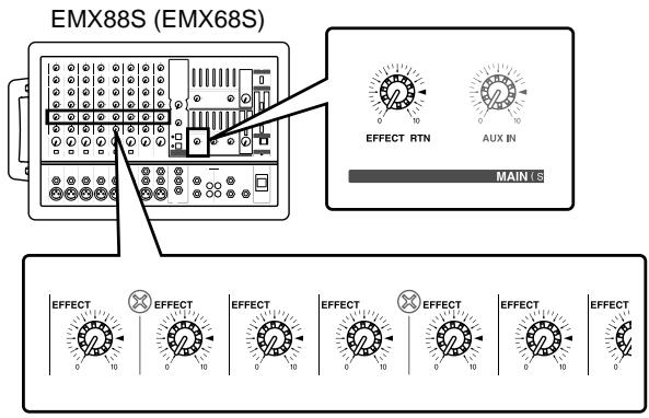 YAMAHA EMX88S - STEP 4 Applying built-in effects - 1