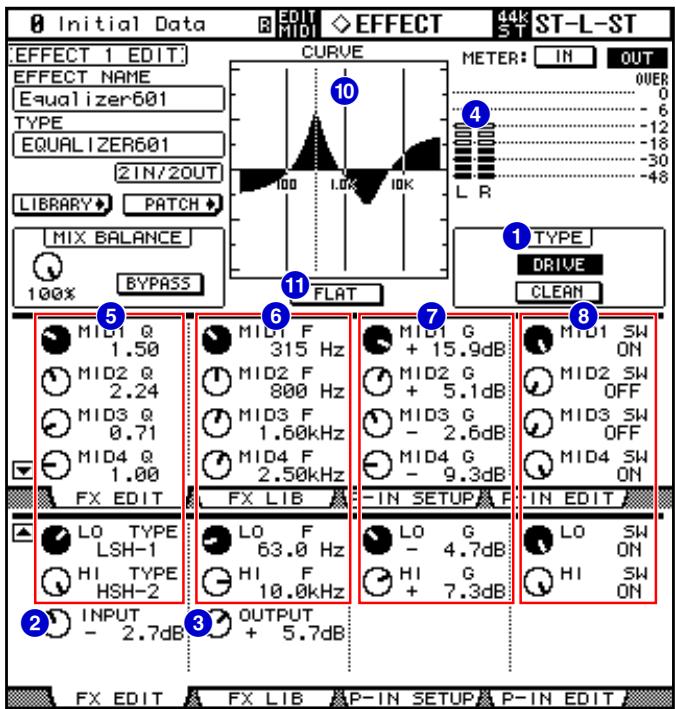 YAMAHA EQ601 - Part Names and Functions - 2