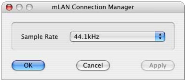 YAMAHA AI DRIVER FOR MAC OS X - (Click the driver icon on the status menu → Sample Rate) - 1