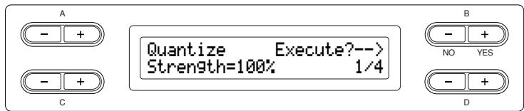 YAMAHA CLP-295GP - If "Execute?→" or "Start?→" appears: - 1
