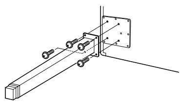 YAMAHA CLP-295GP - Attach two front legs and a rear leg. - 2