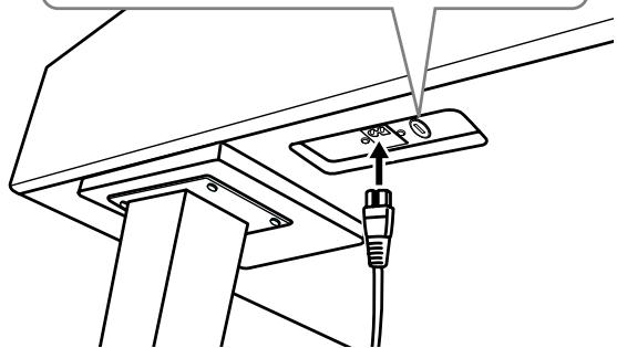 YAMAHA CLP-295GP - Connect the power cord. - 2