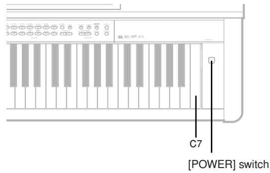 YAMAHA CLP-295GP - Other method for restoring the normal settings - 1