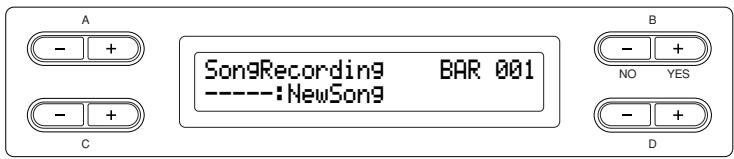 YAMAHA CLP-295GP - Engage the record mode. - 1