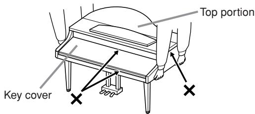 YAMAHA CLP-295GP - CAUTION - 1