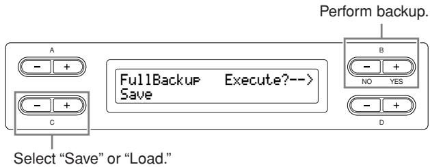 YAMAHA CLP-295GP - Backing up the Clavinova's internal data [FullBackup] - 1