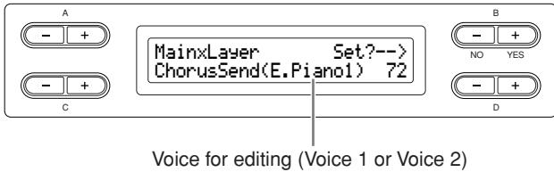 YAMAHA CLP-295GP - Setting the chorus depth [ChorusSend]* - 2