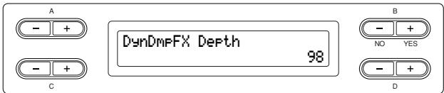 YAMAHA CLP-295GP - Adjusting the Dynamic Damper Effect depth [DynDmpFX Depth] - 1