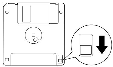 YAMAHA CLP-295GP - To Protect Your Data (Write-protect Tab): - 1