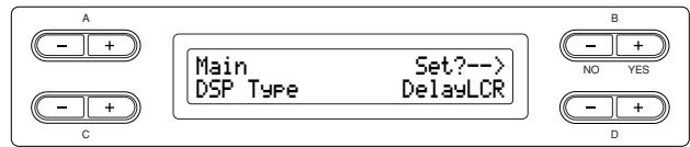 YAMAHA CLP-295GP - Selecting the DSP type* [DSP Type (DSP)] - 1