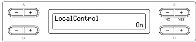 YAMAHA CLP-295GP - Turning Local control on/off [LocalControl] - 1