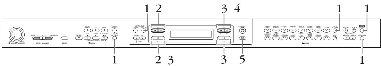 YAMAHA CLP-295GP - Making detailed settings - 1