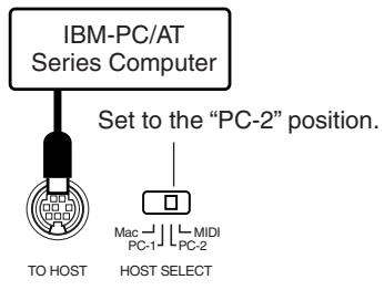 YAMAHA CLP-950-950M-950C-930 - Connecting to an Apple Macintosh Series Computer - 2