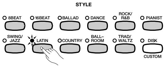YAMAHA CVP-109-107-105-700 - Select a style. - 1
