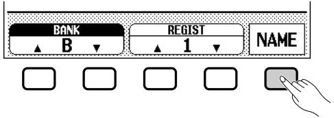 YAMAHA CVP-109-107-105-700 - Edit the registration name. - 1