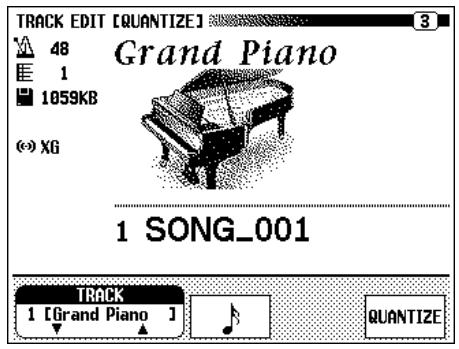 YAMAHA CVP-109-107-105-700 - ■ Track Quantize (TRACK EDIT page 3) - 1