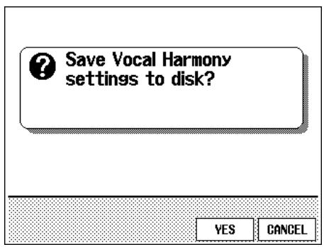 YAMAHA CVP-109-107-105-700 - Select the Vocal Harmony Memory function. - 1