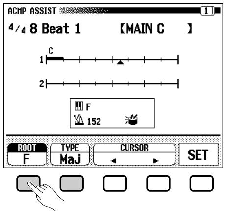 YAMAHA CVP-109-107-105-700 - Enter and set the chords and/or style changes. - 1