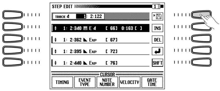 YAMAHA CVP-109-107-105-700 - Select the save function. - 1