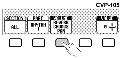 YAMAHA CVP-109-107-105-700 - Select the parameter you want to set. - 2