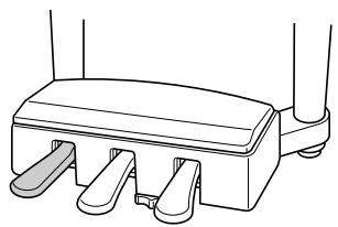 YAMAHA CVP-109-107-105-700 - Soft Pedal (Left) - 1