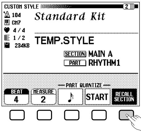 YAMAHA CVP-109-107-105-700 - ■ RECALL SECTION function - 1