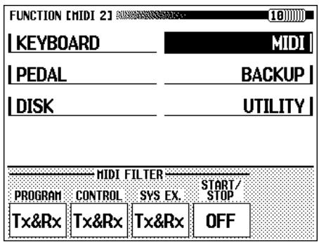 YAMAHA CVP-109-107-105-700 - ■ MIDI Filter - 1