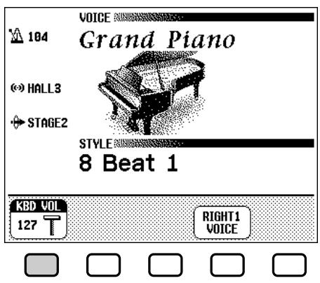 YAMAHA CVP-109-107-105-700 - Setting the Keyboard Volume - 1