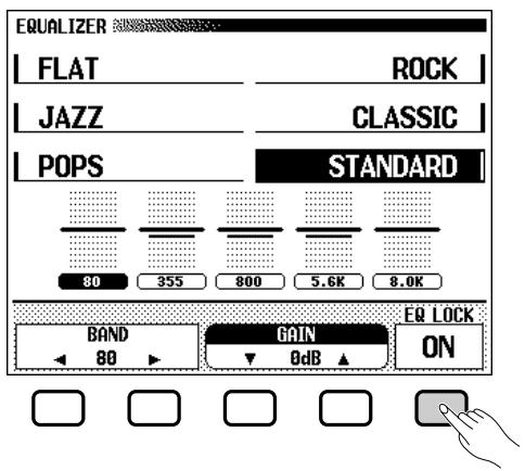 YAMAHA CVP-109-107-105-700 - Using the Equalizer Lock Function - 1