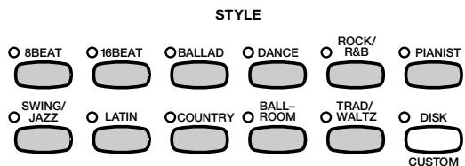 YAMAHA CVP-109-107-105-700 - Select a style. - 1