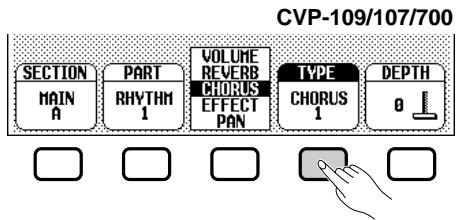 YAMAHA CVP-109-107-105-700 - Chorus Type List - 1