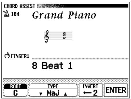 YAMAHA CVP-109-107-105-700 - Turn the Chord Assistance function on. - 2