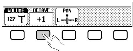 YAMAHA CVP-109-107-105-700 - Setting the Octave of the Main Voice - 1