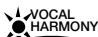 YAMAHA CVP-109-107-105-700 - Turn on the Vocal Harmony function. - 3