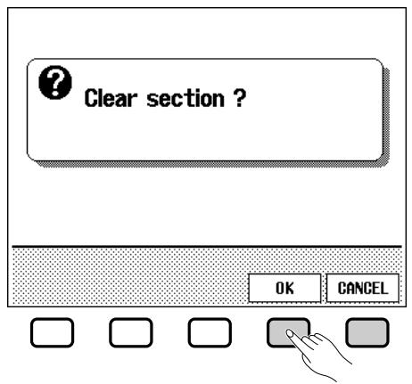 YAMAHA CVP-109-107-105-700 - - Changing the section length: - 1
