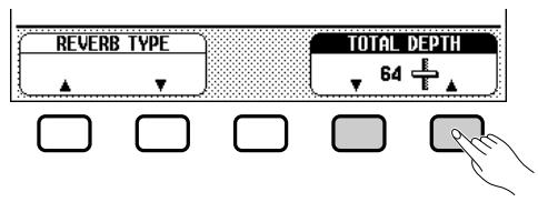 YAMAHA CVP-109-107-105-700 - Select the TOTAL DEPTH function. - 1
