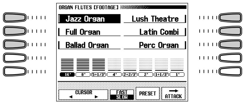 YAMAHA CVP-109-107-105-700 - Selecting Organ Flutes Voices. - 1