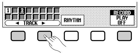 YAMAHA CVP-109-107-105-700 - Select the desired track for recording. - 1