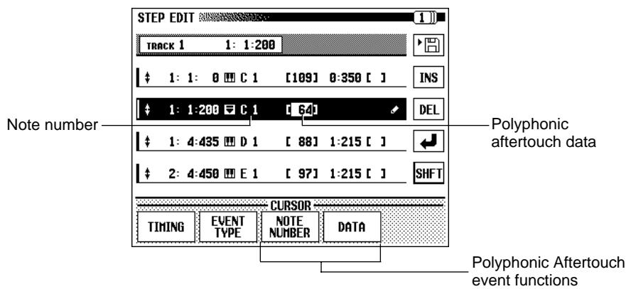 YAMAHA CVP-109-107-105-700 - ■ Applying Aftertouch to Individual Notes - 1