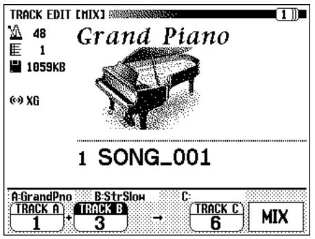YAMAHA CVP-109-107-105-700 - ■ Track Mix (TRACK EDIT page 1) - 1