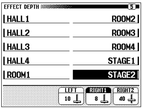 YAMAHA CVP-109-107-105-700 - Displaying the Effect Settings - 12
