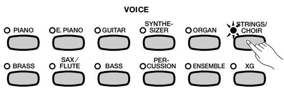 YAMAHA CVP-109-107-105-700 - To listen to a voice demo, press the VOICE button corresponding to the desired voice category. - 1