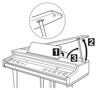 YAMAHA CVP-109-107-105-700 - Lid (CVP-700 only) - 1