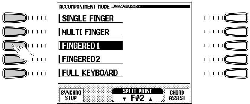 YAMAHA CVP-109-107-105-700 - ■ Selecting an Accompaniment Mode - 1