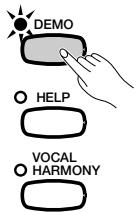 YAMAHA CVP-109-107-105-700 - Call up the Demo Play mode. - 1