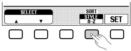 YAMAHA CVP-109-107-105-700 - Sort the list, if necessary. - 1