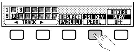 YAMAHA CVP-109-107-105-700 - Select the punch-in mode. - 1