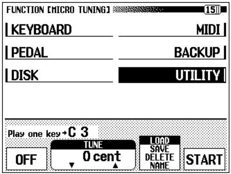 YAMAHA CVP-109-107-105-700 - FUNCTION [MICRO TUNING] Display — page 15 - 1
