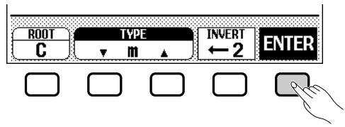 YAMAHA CVP-109-107-105-700 - Enter the chord. - 1
